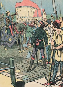 Unge kung Richard Quells upproret, c1907 av Unbekannt