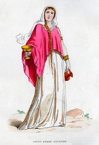 Ung kvinnlig Gallien, 1882-1884 av Unbekannt