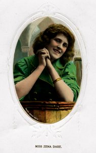 Zena Dare 1887-1975, engelsk skådespelerska, tidigt 1900-tal av Unbekannt