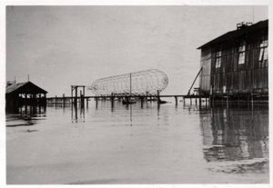 Zeppelin LZ 6 under konstruktion, Tyskland, 1909 1933 av Unbekannt