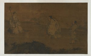 Zhongli Quan söker Dao, Ming-dynastin, 1400-talet. av Unbekannt