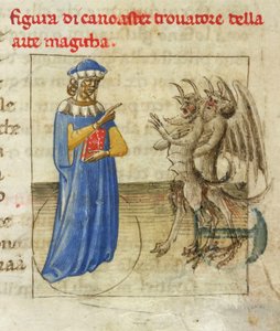 Zoroaster med två demoner Miniatyr från Pseudo-Aristoteles Secretum Secretorum, 1425 av Unbekannt