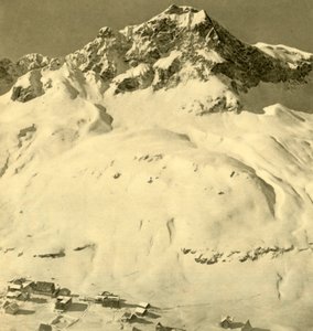 Zürs och Hasenfluh-toppen, Vorarlberg, Österrike, c1935. av Unbekannt
