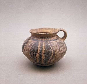 Kinesisk lergodsburk, c.2500 f.Kr av Unbekannt Unbekannt