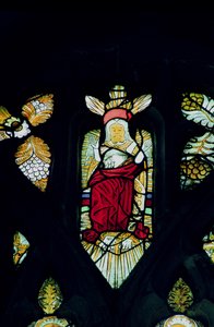 Kristus visar de fem såren, brittiskt, 1400-talet av Unbekannt Unbekannt