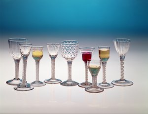 Samling vinglas, c.1755-60
