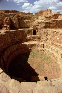 Ingång till en Kiva, byggd ca 1000-1300-talet (foto) (se även 229600) av Unbekannt Unbekannt