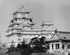 Himeji Castle, Kyoto, färdigställd 1609 av Unbekannt Unbekannt