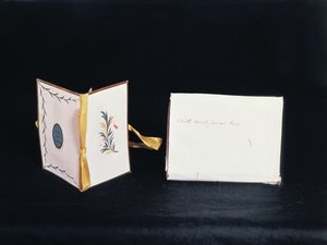 Nålfodral tillverkad av Jane Austen, sent 1700-tal