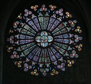 North Rose Window, 1300-talet av Unbekannt Unbekannt