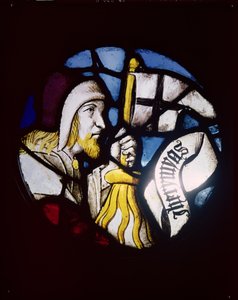 Roundel av profeten Jeremia, 1400-talet av Unbekannt Unbekannt