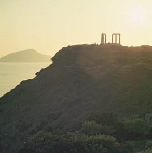 Ruinerna av Poseidons tempel av Unbekannt Unbekannt
