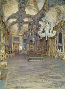 Salongen av Palazzo Gangi, Palermo, byggd ca 1650 av Unbekannt Unbekannt