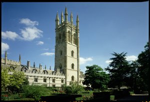 The Great Tower, Magdalen College, Oxford, byggt 1492-1509 av Unbekannt Unbekannt