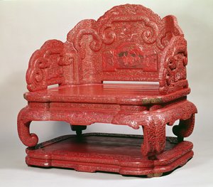 Kejsar Chien Lungs tron (1736-95)