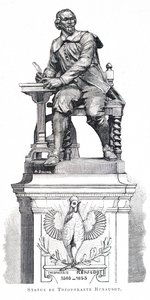 En staty av Theophraste Renaudot. av Unbekannt