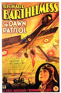 Affisch för filmen The Dawn Patrol THE DAWN PATROL regisserad av HowardHawks med Richard Barthelmess av Unbekannt