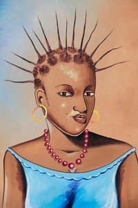 Afrikansk målning, Ouidah, Benin av Unbekannt