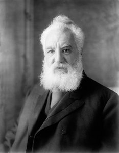 Alexander Graham Bell, Förenta staterna, ca 1918 (s/v-foto) av Unbekannter Künstler