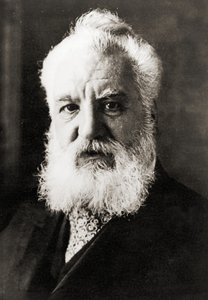 Alexander Graham Bell, ca 1920 (s/v-foto) av Unbekannter Künstler