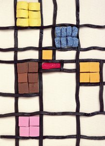 Allsorts 1 (efter Mondrian) 2003 (foto) av Unbekannter Künstler