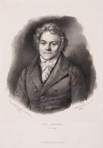 Alois Senefelder, tysk uppfinnare av litografi, tidigt 1800-tal av Unbekannt