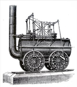 Ett motorlok som jag byggde av George Stephenson av Unbekannt