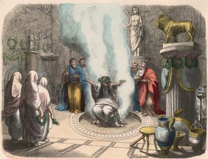 Antikens Grekland: Shrine to Apollo: The Oracle at Delphi av Unbekannt