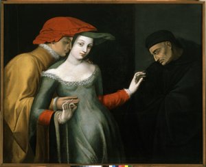 Anonym målning från 1500-talet Musee Granet, Aix en Provence. av Unbekannter Künstler