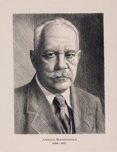Arnold Sommerfeld, tysk fysiker, c1930 av Unbekannt