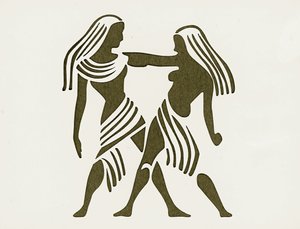 Astrologiskt tecken: gemini Privat samling av Unbekannter Künstler