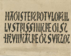 Barton under Needwood Church - inskriptioner: bläckfaksimil och [?1700-talet] av Unbekannt