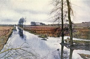 Slaget vid Marne, träskmarkerna vid Saint Gond av Unbekannter Künstler