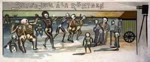 Strandidyll vid Rontgen, ca 1900 (illustration) av Unbekannter Künstler