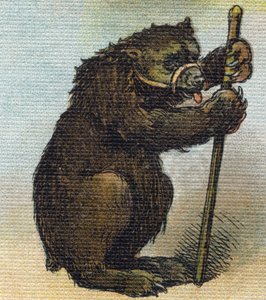Björn. Gravyr i "Alphabet de ma petite fille". Bernardin-Bechet och Fils, bokhandlare-förlag, Paris, omkring 1895. Okrossbart album på duk. Bibliotheque des Bebes. 12 sidor. Album innehållande en läsmetod och en illustrativ abecedary. Dim: 29, av Unbekannt