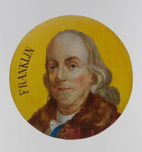 Benjamin Franklin (fajans) av Unbekannt