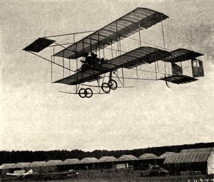 Biplan, tidigt 1900-tal av Unbekannter Künstler