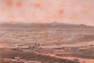 Fågelperspektiv av Alessandria, Piemonte av William M. Timlin