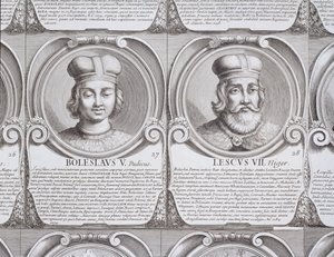 Boleslaw V, den kyske, och Leszek II, den svarte, nr. 27 och 28 från 