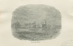 Burton-upon-Trent - Old Church: vinjetterat träsnitt, och [? 1800-talet] av Unbekannt