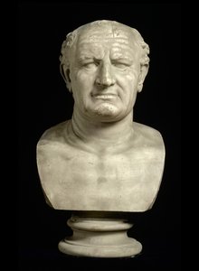 Byst av kejsar Vespasianus (Titus Flavius Vespasianus) (9-79) av Unbekannt