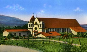 Kalifornien: El Carmel Mission av Unbekannter Künstler