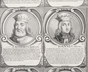 Casimir IV Jagiellon och Jan I Olbracht, nr. 38 och 39 från 