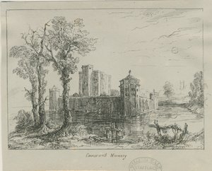 Caverswall Castle: bläckskiss och [?1800-talet] av Unbekannt