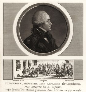 Charles-Francois du Perier Dumouriez, fransk general under de franska revolutionskrigen av Unbekannt