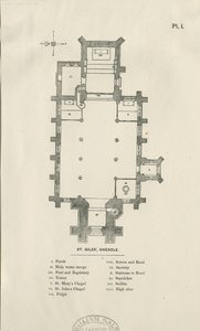 Cheadle - St. Giles Church: trägravyr och [1800-talet] av Unbekannt