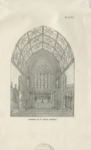 Cheadle - St. Giles" Church: trägravyr och [1800-talet] av Unbekannt