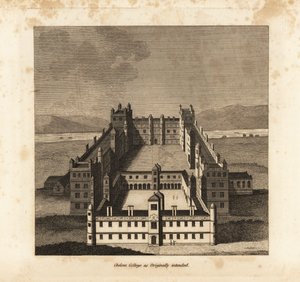Chelsea College som ursprungligen var tänkt av kung James I av Unbekannt