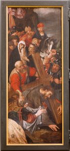 Kyrka (Eglise Saint-martin). Interiör. Triptyk. Korsfästelsen. av Unbekannter Künstler