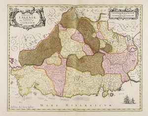 Comitatus Lageniae  grevskapet Leinster av Unbekannter Künstler
